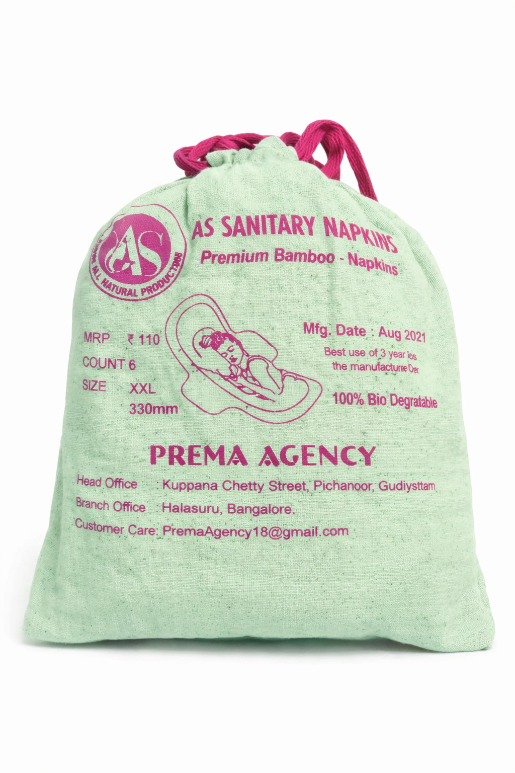 AS Bamboo Napkins - XXL - 330mm