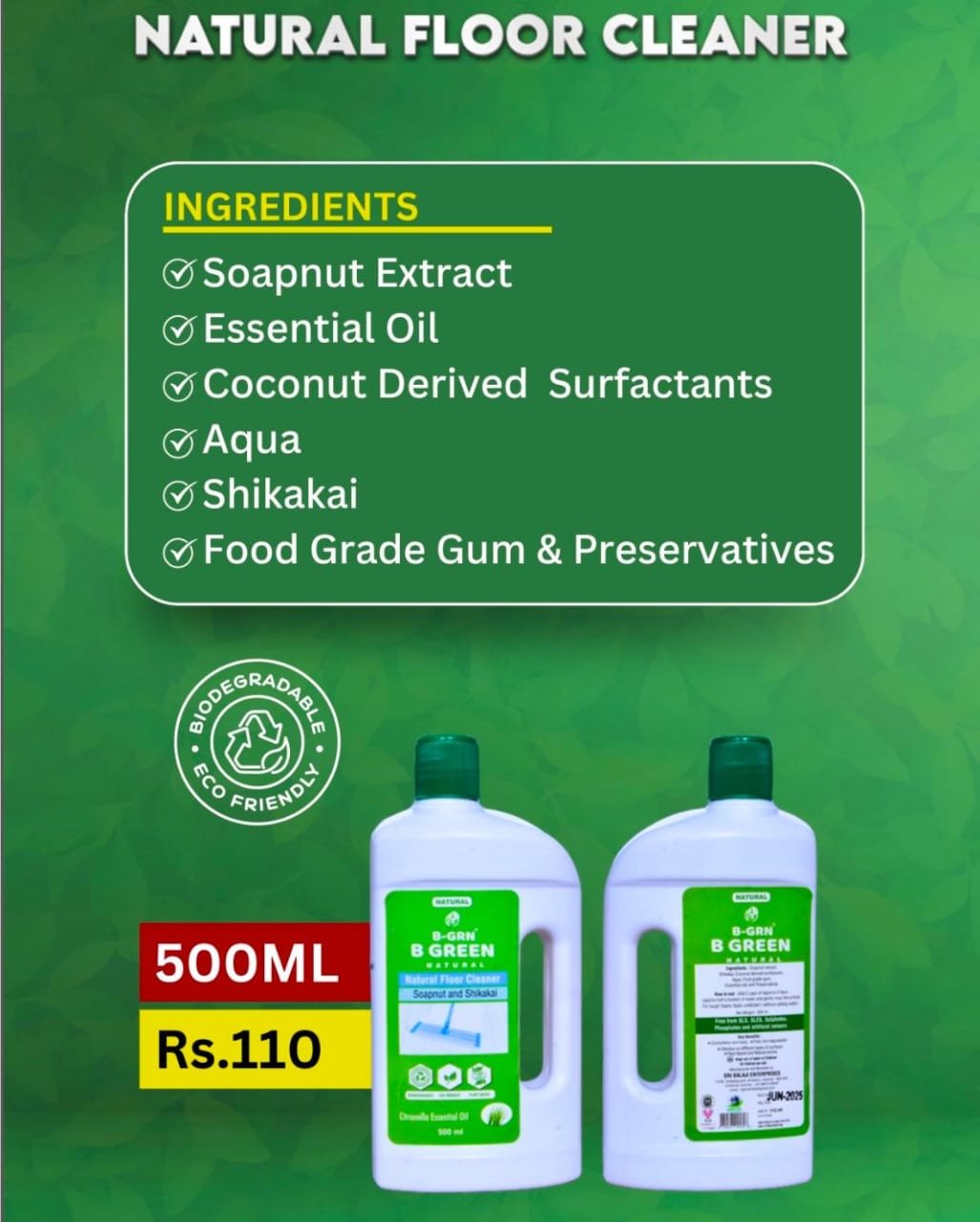 Natural Floor Cleaner